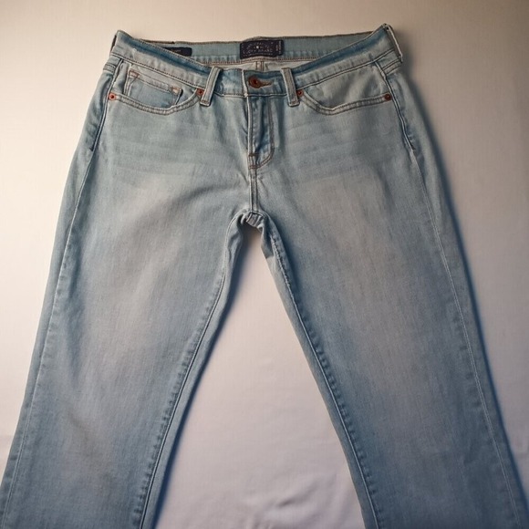 Lucky Brand Denim Jeans Size 8/29 Charlie Skinny Low Rise Light Wash - Picture 2 of 10